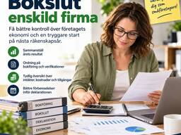 Bokslut enskild firma – praktisk information för småföretagare