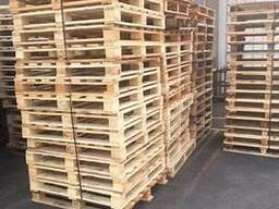 Euro Wood Pallet Recycled 4-Way Entry for Warehouse Storage Used &amp; New pallets prices