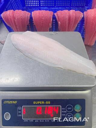 Pangasius fillets and whole frozen panga fish