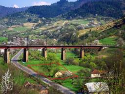 Продам ділянку 25 соток з будинком у Карпатах. Біля кордону ЄС