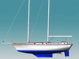 Sailing-motor shooner 45 ft with aluminum hull. - photo 2